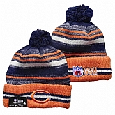 Chicago Bears Team Logo Knit Hat YD (3),baseball caps,new era cap wholesale,wholesale hats
